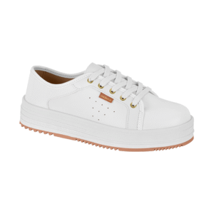 Tênis Moleca Plataform White