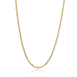 Corrente Elos Folheado a Ouro 18k  2,3mm 60cm