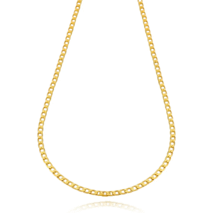 Corrente Grumet Folheado a Ouro 18k 3,3mm 70cm