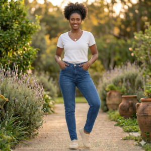 Calça Jeans Azul Médio