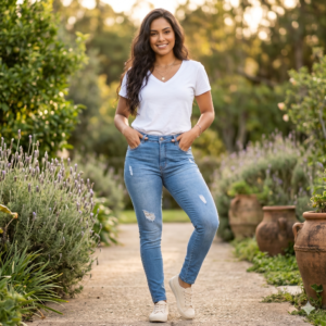 Calça Jeans Azul Claro