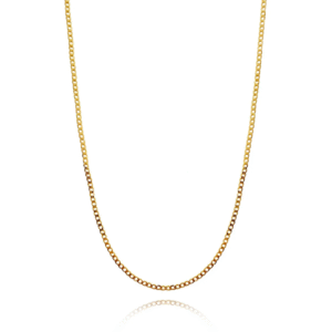 Corrente Grumet Folheado a Ouro 2,5mm 70cm