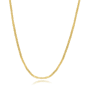 Corrente Piast Folheada a Ouro 2,2mm 70cm