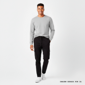 Calça Cargo Preta