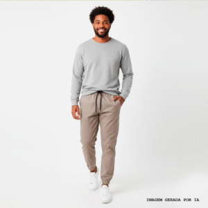 Calça Jogger Plus Marrom